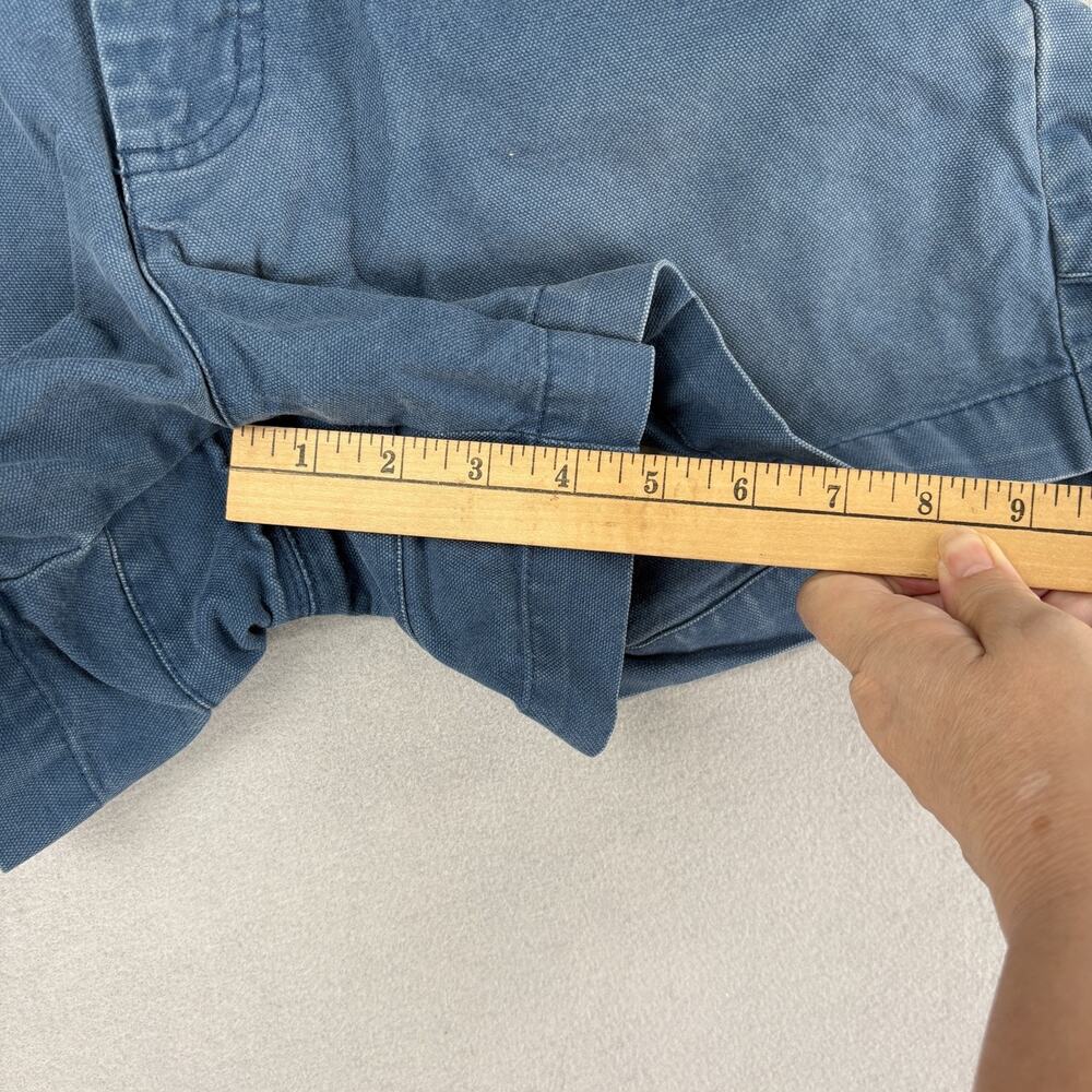 Patagonia Stand Up Shorts Mens 35 Blue Organic Cotton Canvas Chino 4.5" Inseam - Picture 8 of 12